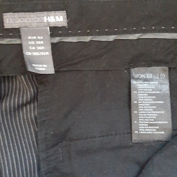 Black Striped H&M Suit - Picture 10 of 11